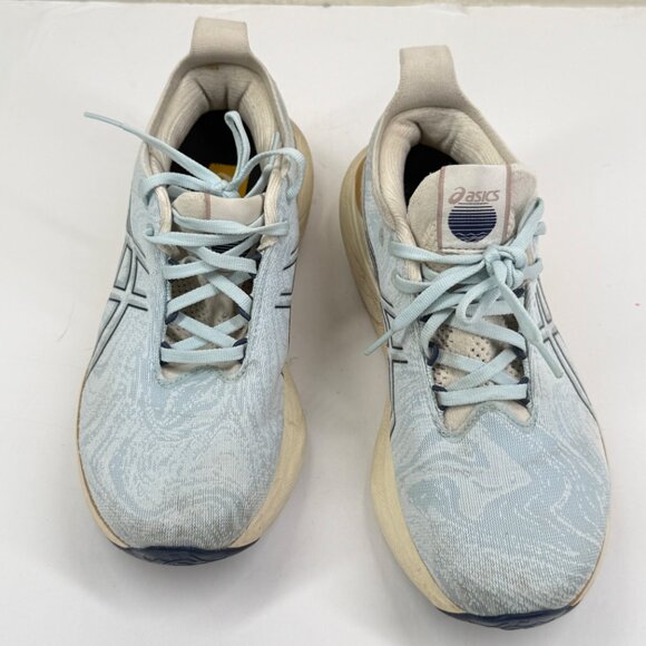 Asics Womens Gel Nimbus 25 Running Shoes Light Blue Mesh Performance Wear Size 8 - Picture 9 of 16